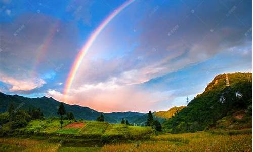 雨后天晴出彩虹的优美句子文案_雨后天晴彩虹的说说